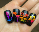 Play with the Neon Powder - Nail Camp Class October - Workshop 3 Hours