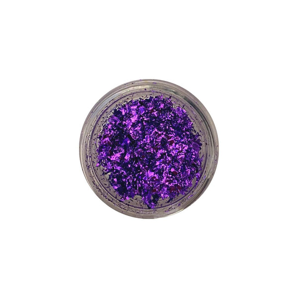 Fiber Flakes Purple Powder