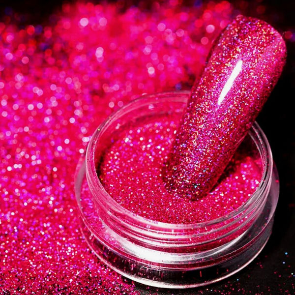 Fuchsia Holographic Powder