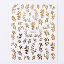 Adesivi Foglie Chrome - Oro