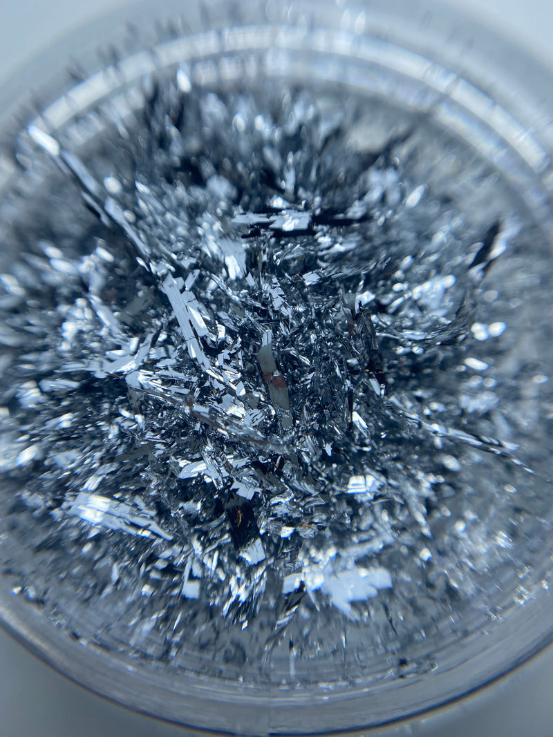 Polvere Fiber Flakes Silver