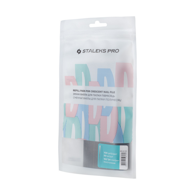 50 pz. Refill Adesivi per Lima in metallo STALEKS PRO Expert 40 - Grana 100