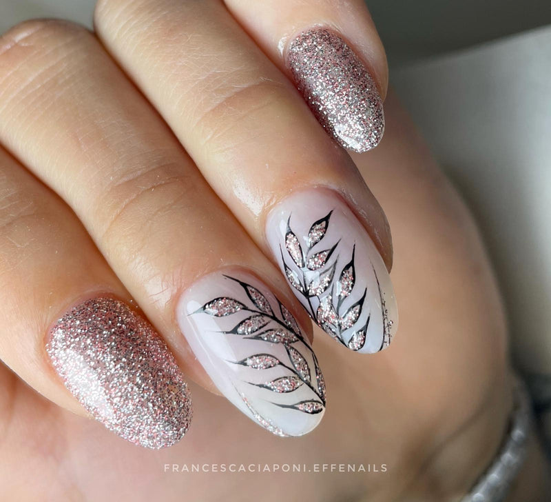 Glam Glitter Gel 52 - Pink/Silver