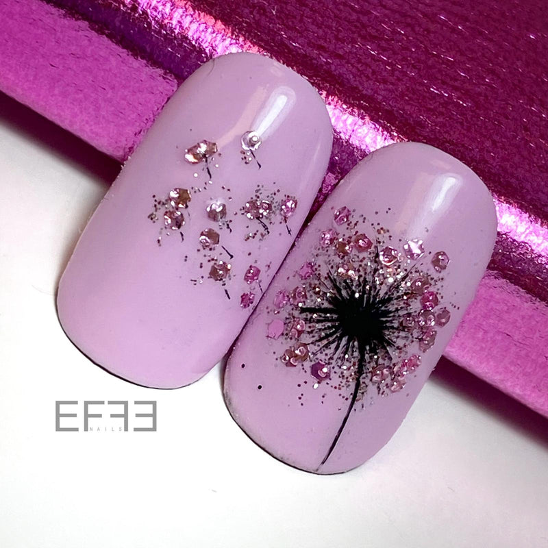 Paillettes rosa luminose