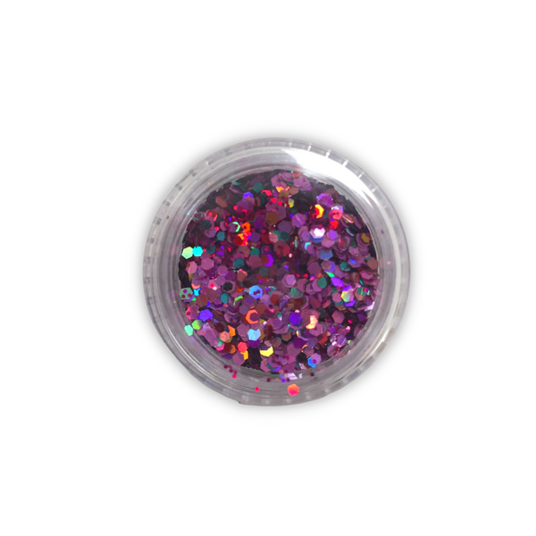 Multicolor hexagonal glitter #3