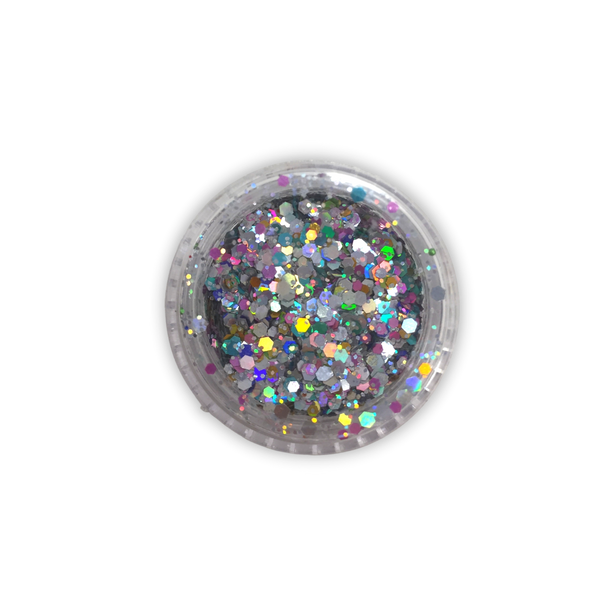 Glitter esagonali multicolor #6