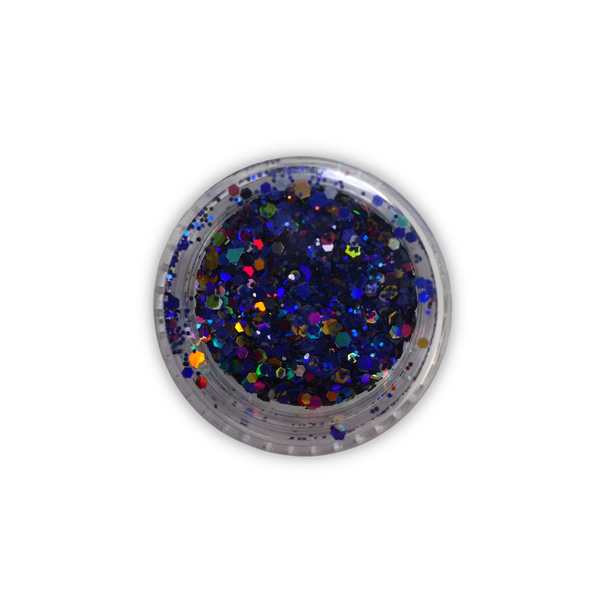 Multicolor hexagonal glitter #1