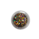 Multicolor hexagonal glitter
