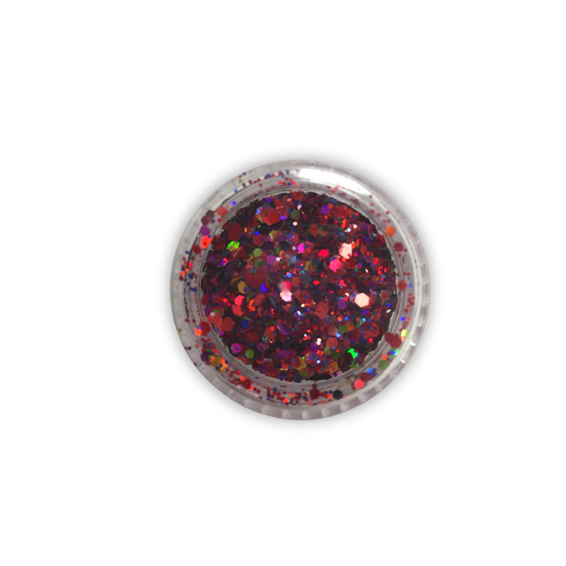 Glitter esagonali multicolor