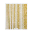 Adesivi Strisce Glitter - Gold