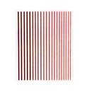 Chrome Stripes Stickers - Red