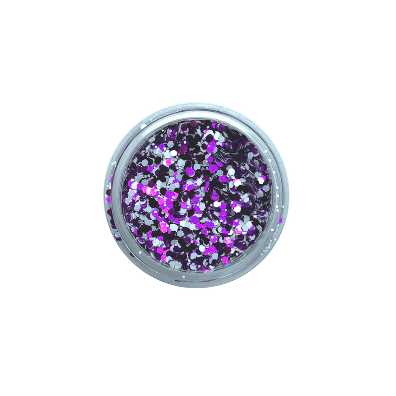 Paillettes bianche e colorate