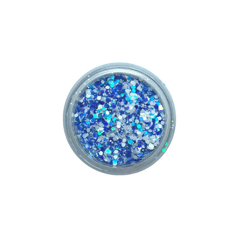 Paillettes bianche e colorate