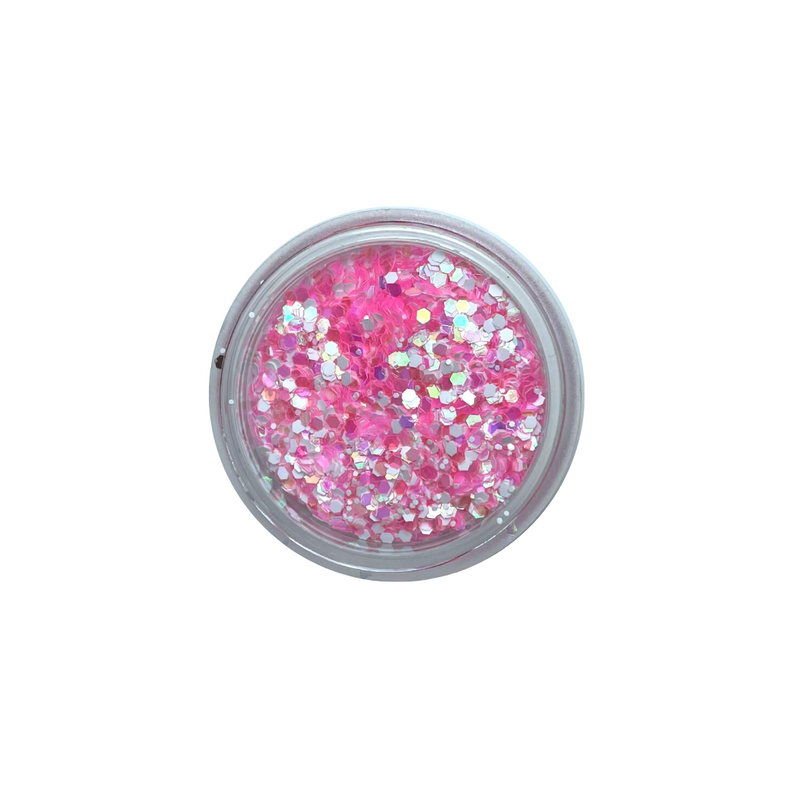 Paillettes bianche e colorate
