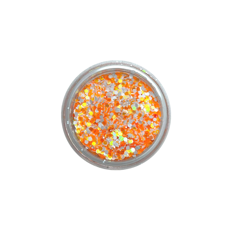 Paillettes bianche e colorate
