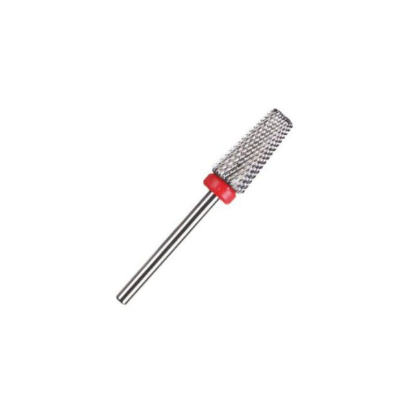 Cylindrical Fast Refill drill bit in red tungsten