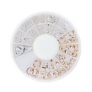 Mix of Silver-Rose Gold decorations