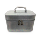Holographic Silver Beauty Case